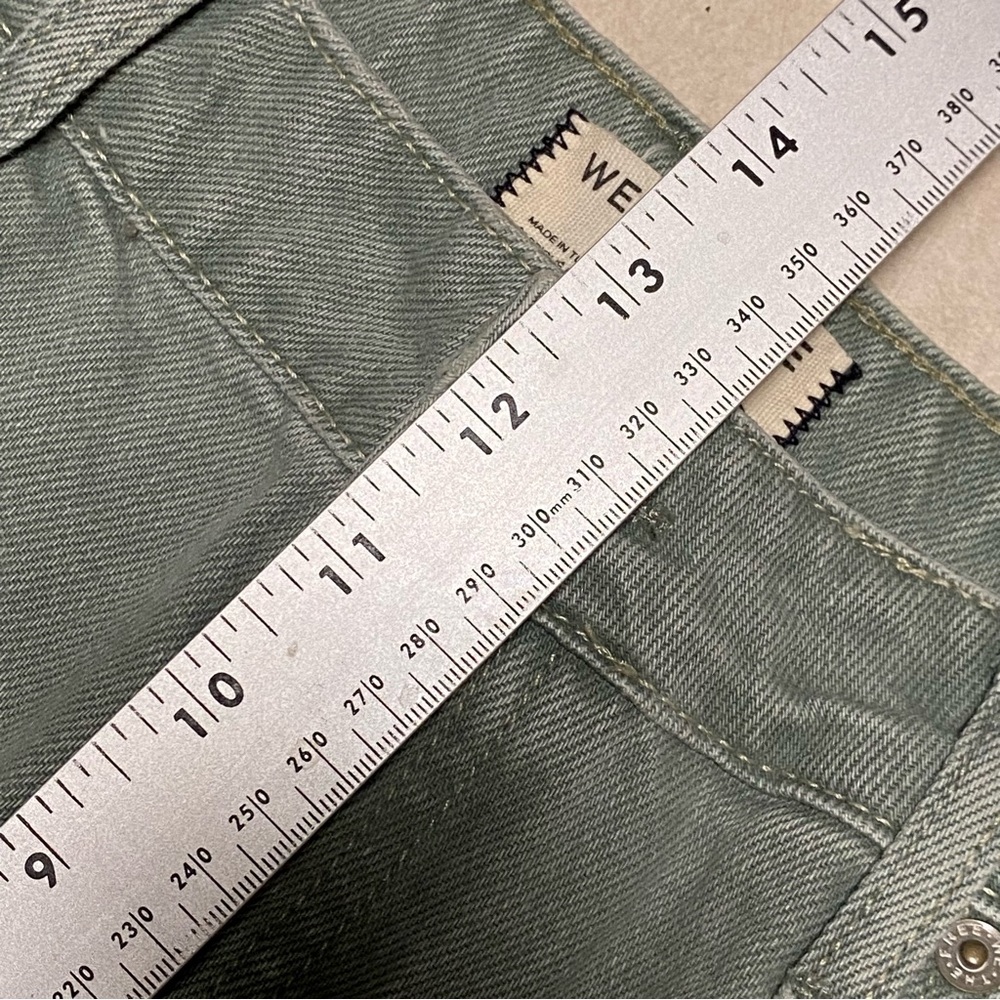 Free People Jeans Women Size 8/29 Green We the free Deep Trance Boyfriend Jeans - Picture 12 of 15